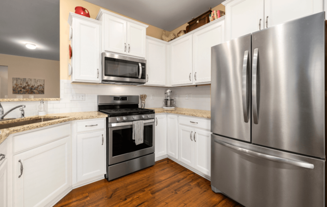 French door fridge.