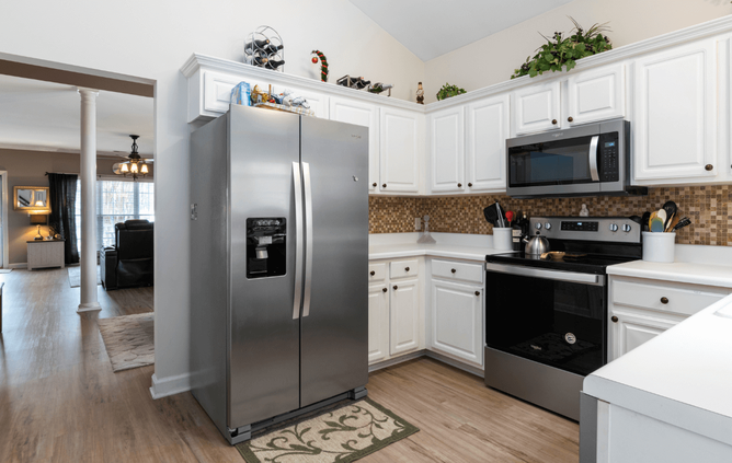 Side by side fridge.