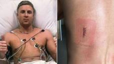 Paddy Colliar in court over his own brutal assault whilst working as a topless waiter in Adelaide. 