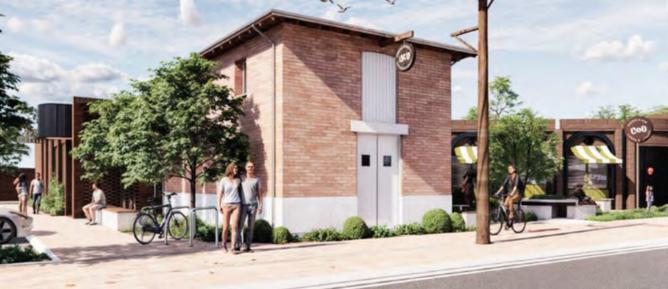 The Barker’s Store and warehouse will be retained in the development.