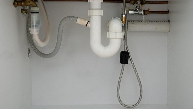 Householders are urged to check under their sinks for deteriorating flexi-hoses.  (Erik Anderson/AAP PHOTOS)