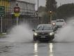 Christchurch has been lashed with 100mm of rain in 36 hours. (AP PHOTO)