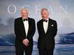 David Attenborough and King Charles III attend the "Ocean With David Attenborough" World Premiere at The Royal Festival Hall on May 06, 2025 in London, England.