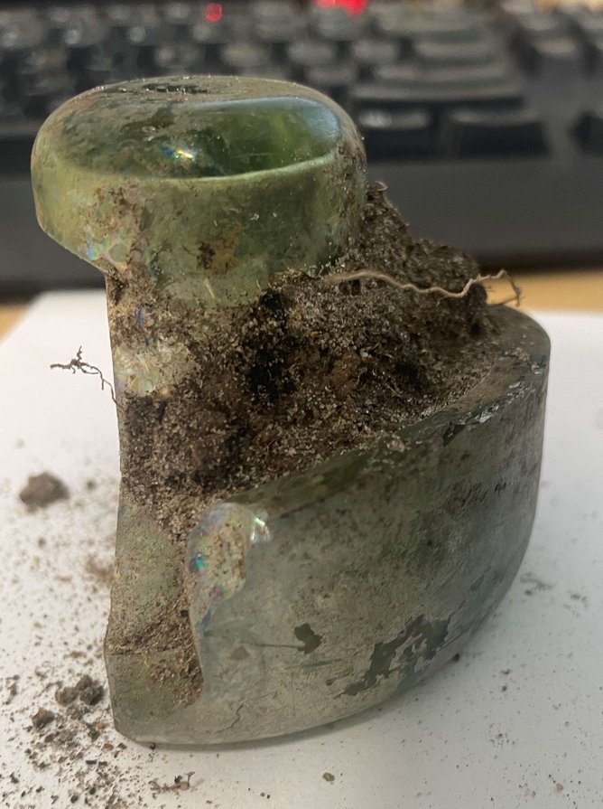 A medicine bottle from the centres history.