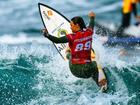 Aussie Sally Fitzgibbons has sealed her spot in the Gold Coast Pro semi-finals at Burleigh Heads. (HANDOUT/World Surf League)