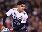 Brumbies star Noah Lolesio has been cleared of serious injury following scans. (Lukas Coch/AAP PHOTOS)