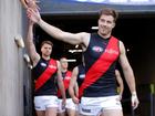 Essendon skipper Zach Merrett has been cleared of a high hit on Sydney's Nick Blakey.   (Richard Wainwright/AAP PHOTOS)